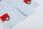 Light Blue Barnyard Pocket Shortalls