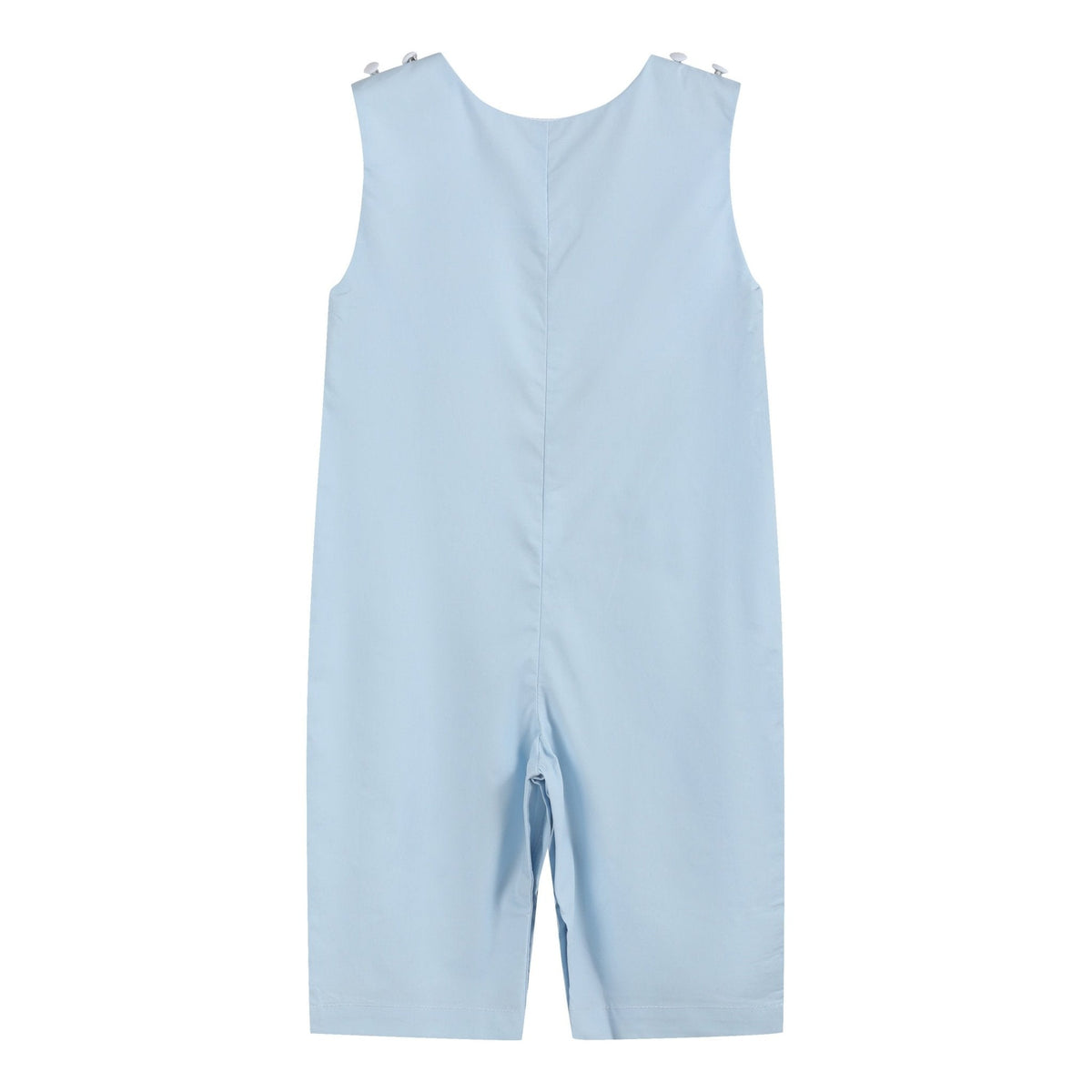 Light Blue Crosses Smocked Longalls