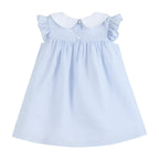Light Blue Bunny Ruffle Yoke Dress