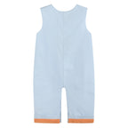 Light Blue Pumpkin Applique Longalls