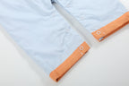 Light Blue Pumpkin Applique Longalls