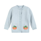 Light Blue Pumpkin Girls Cardigan