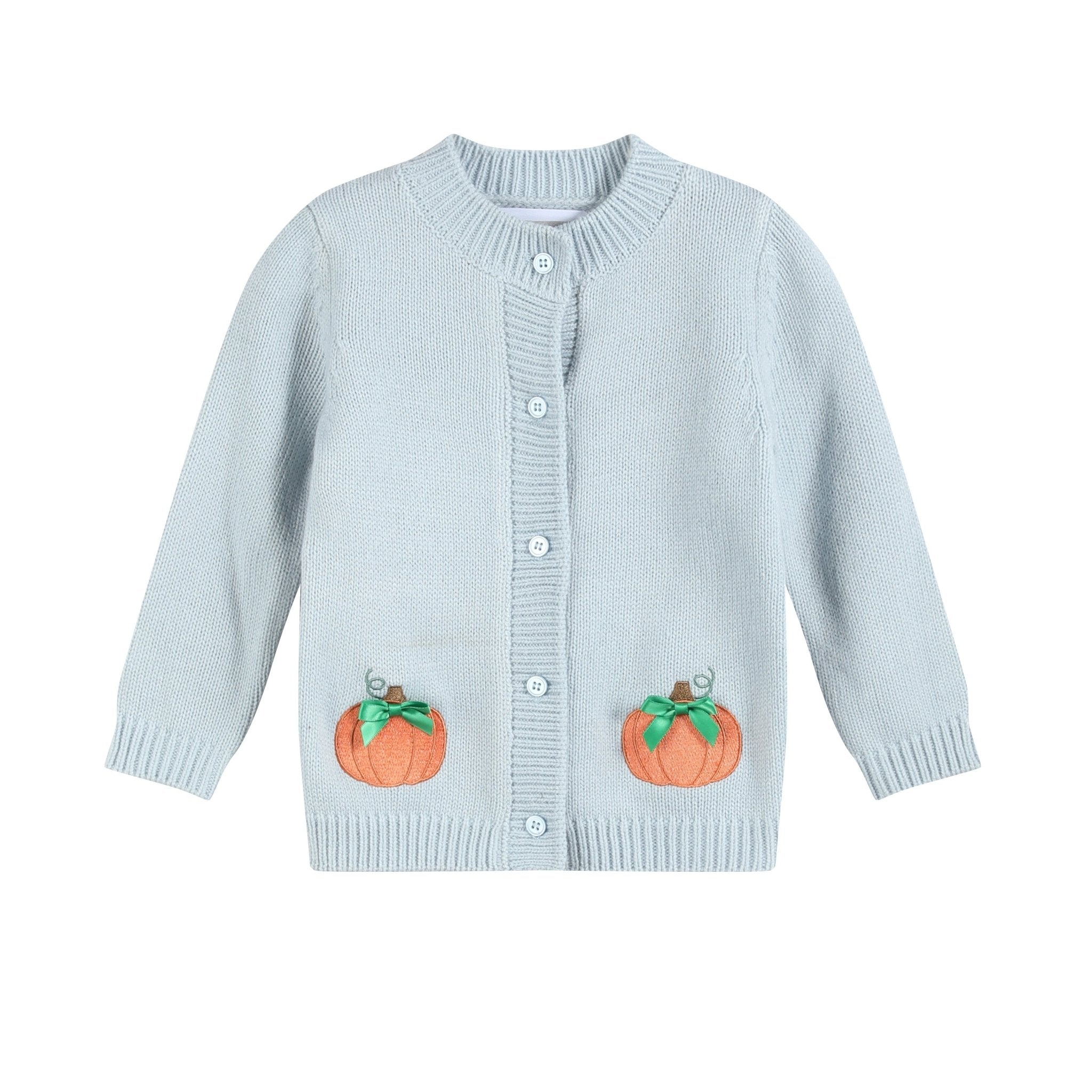 Light Blue Pumpkin Girls Cardigan