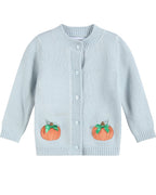 Light Blue Pumpkin Girls Cardigan
