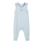 Light Blue Santa Knit Romper