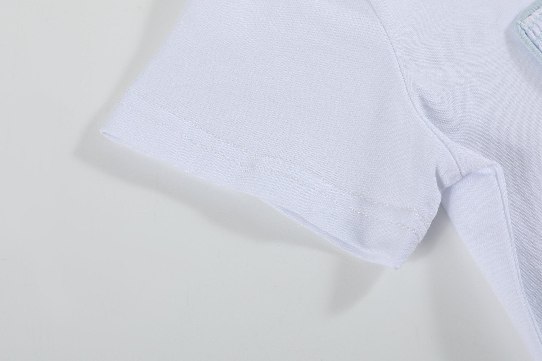 Light Blue Shorts and White Crosses Shirt Set
