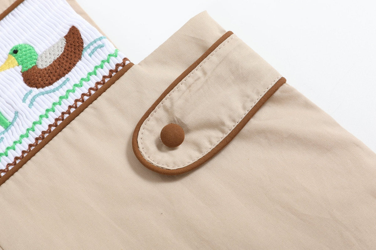 Light Brown Mallard Smocked Longall