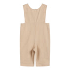Light Brown Pinstripe Smocked Jon Jons