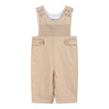 Light Brown Pinstripe Smocked Jon Jons