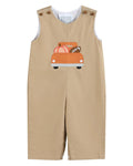 Light Brown Pumpkin Football Truck Longalls