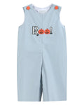 Light Gray 'Boo' Applique Longalls