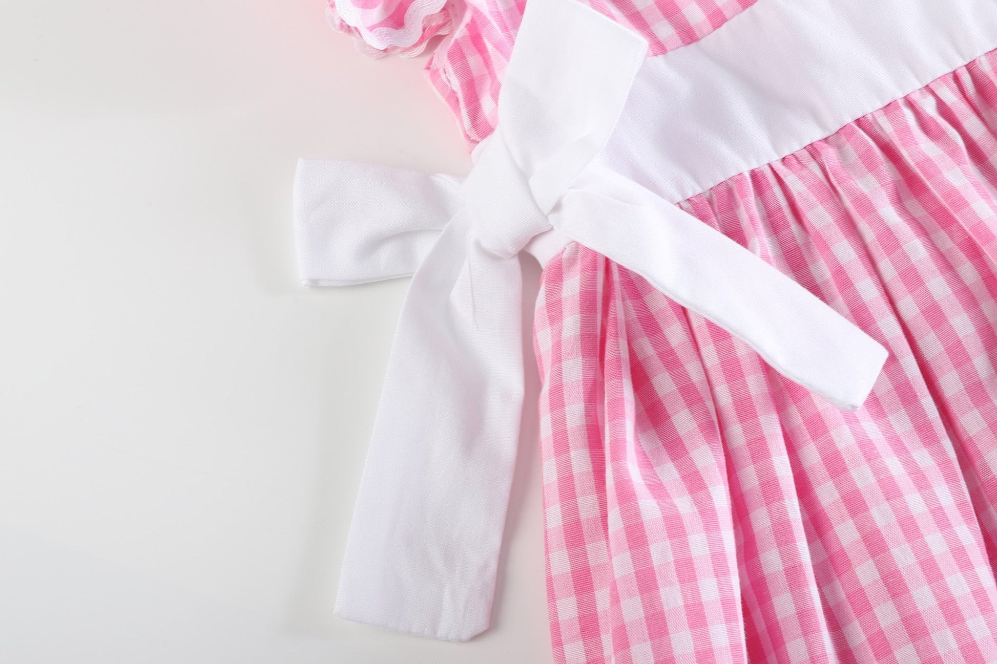 Light Pink Gingham A - Line Dress - Blissfully Lavender BoutiqueLil Cactus
