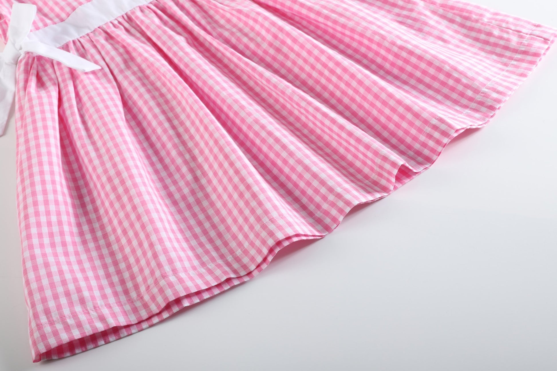 Light Pink Gingham A - Line Dress - Blissfully Lavender BoutiqueLil Cactus