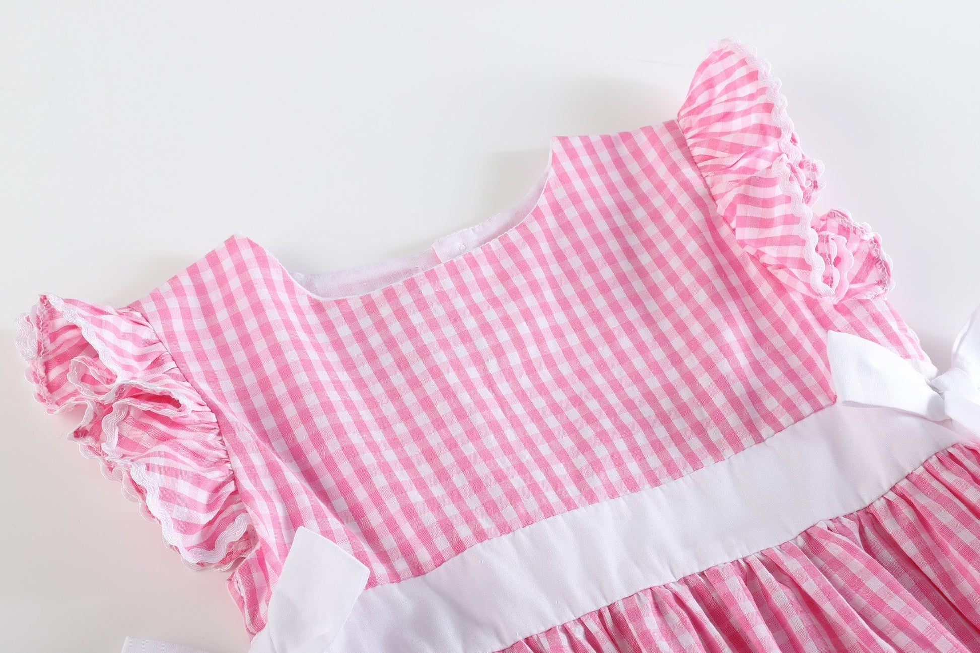 Light Pink Gingham A - Line Dress - Blissfully Lavender BoutiqueLil Cactus