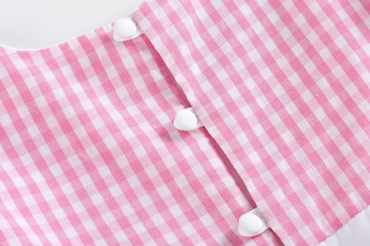Light Pink Gingham A - Line Dress - Blissfully Lavender BoutiqueLil Cactus