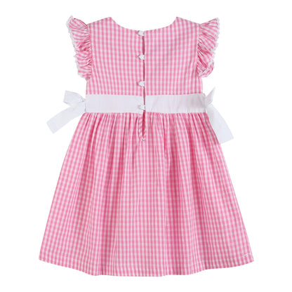 Light Pink Gingham A - Line Dress - Blissfully Lavender BoutiqueLil Cactus