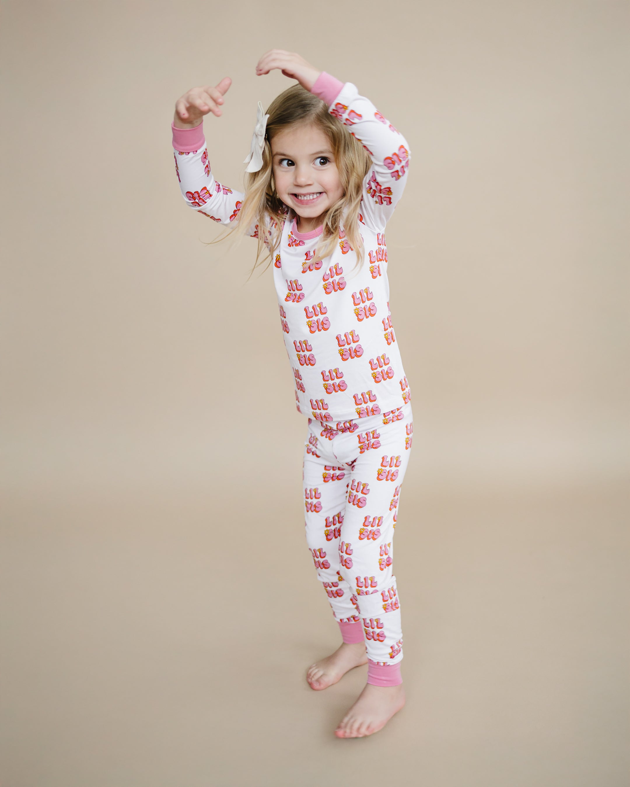 Lil SIS Bamboo Two Piece Pajama Set