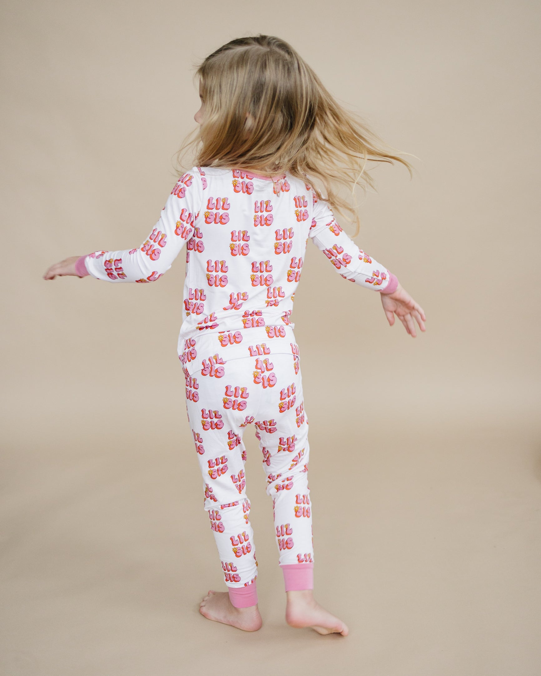 Lil SIS Bamboo Two Piece Pajama Set