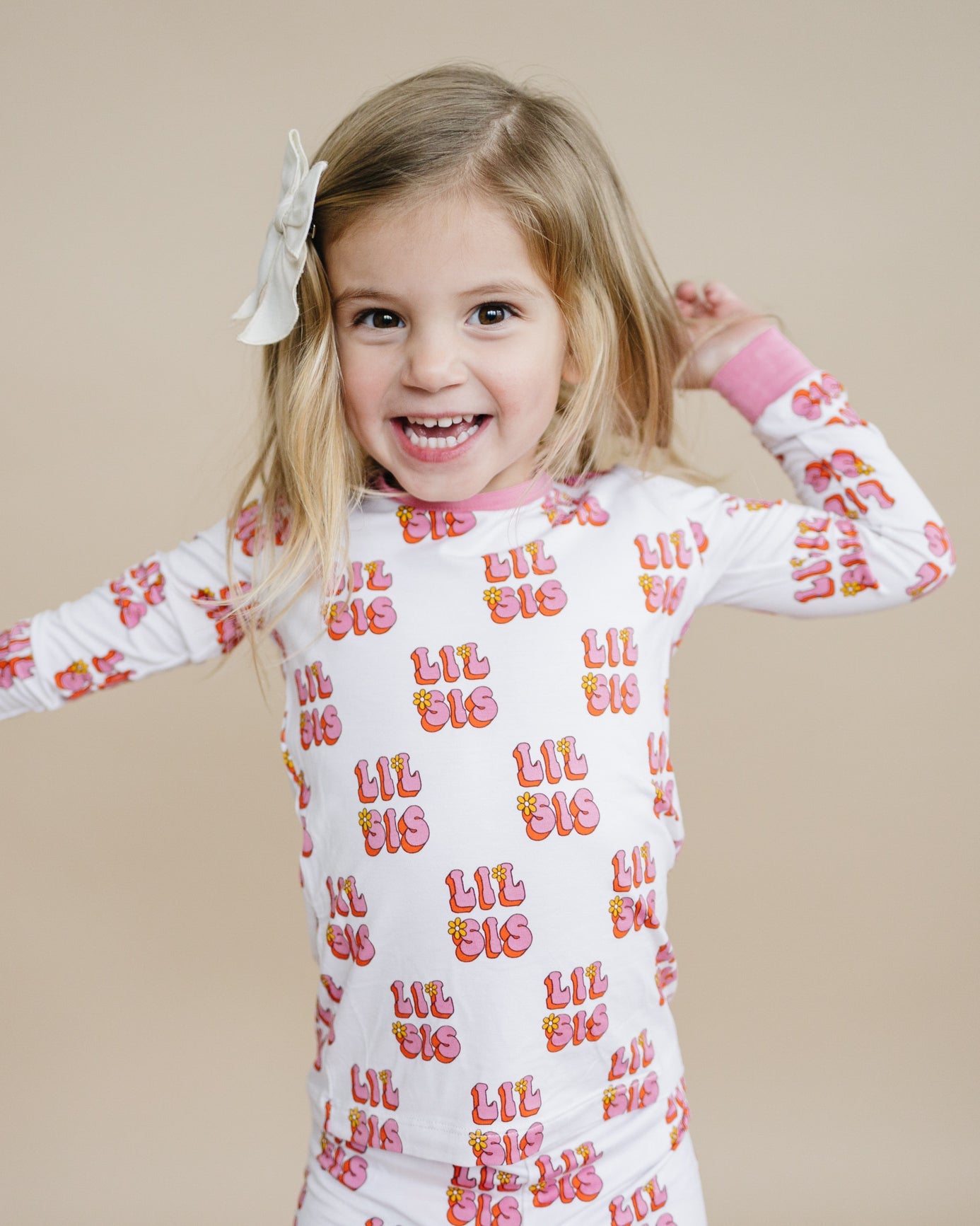Lil SIS Bamboo Two Piece Pajama Set