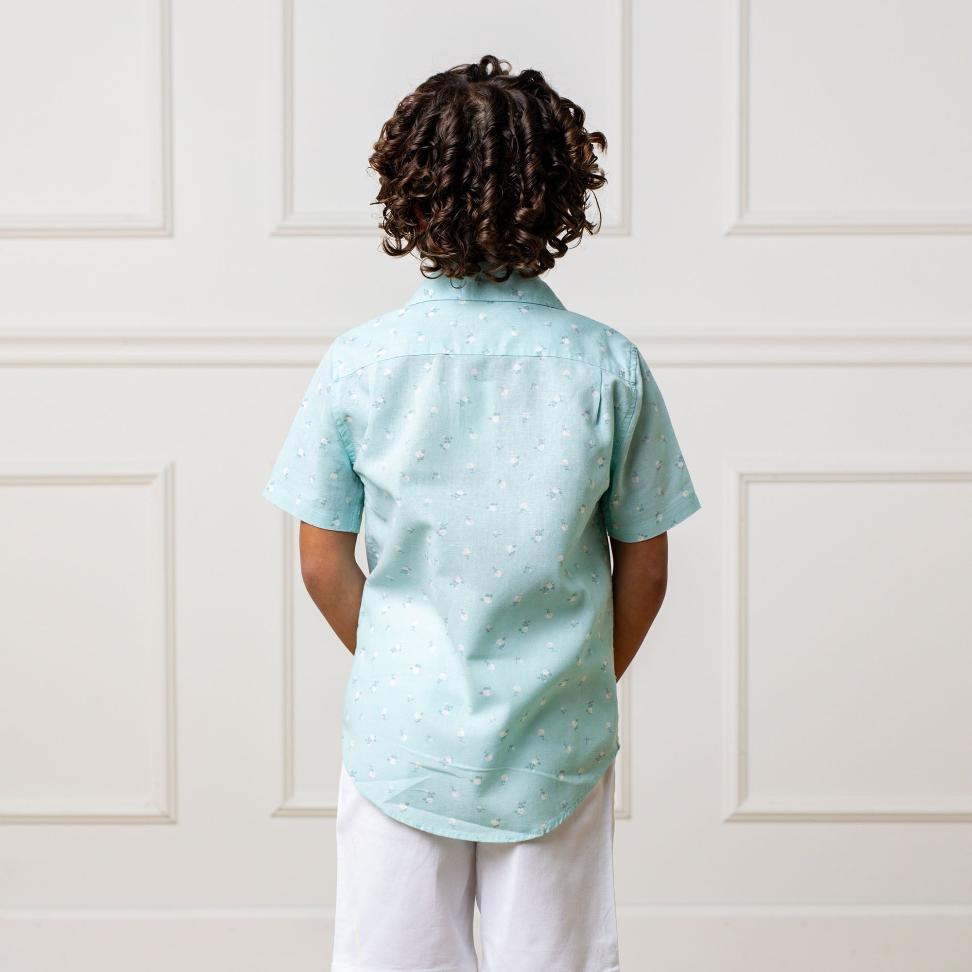 Linen Short Sleeve Button Down Shirt - Blissfully Lavender BoutiqueHope & Henry