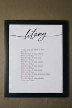 Litany of Humility Print Set (3 - piece) - Blissfully Lavender BoutiqueBlessed Is She