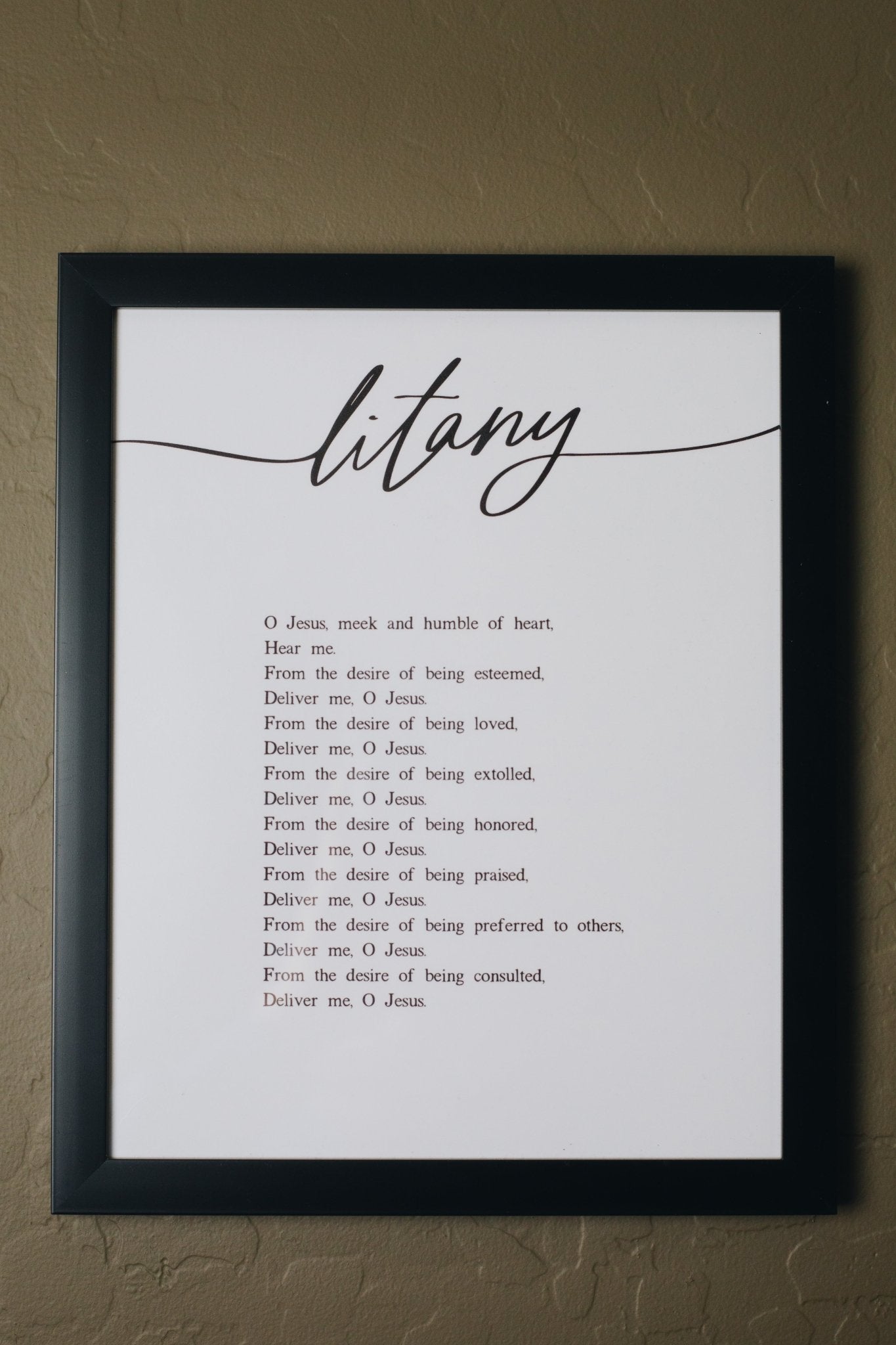 Litany of Humility Print Set (3 - piece) - Blissfully Lavender BoutiqueBlessed Is She