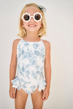 Little Clementine One - Piece Swimsuit in Daylight Saunter - Blissfully Lavender BoutiqueHermoza