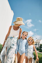 Little Clementine One - Piece Swimsuit in Daylight Saunter - Blissfully Lavender BoutiqueHermoza