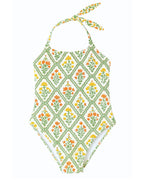 Little Genevieve One Piece Swimsuit in Floral Tile - Blissfully Lavender BoutiqueHermoza