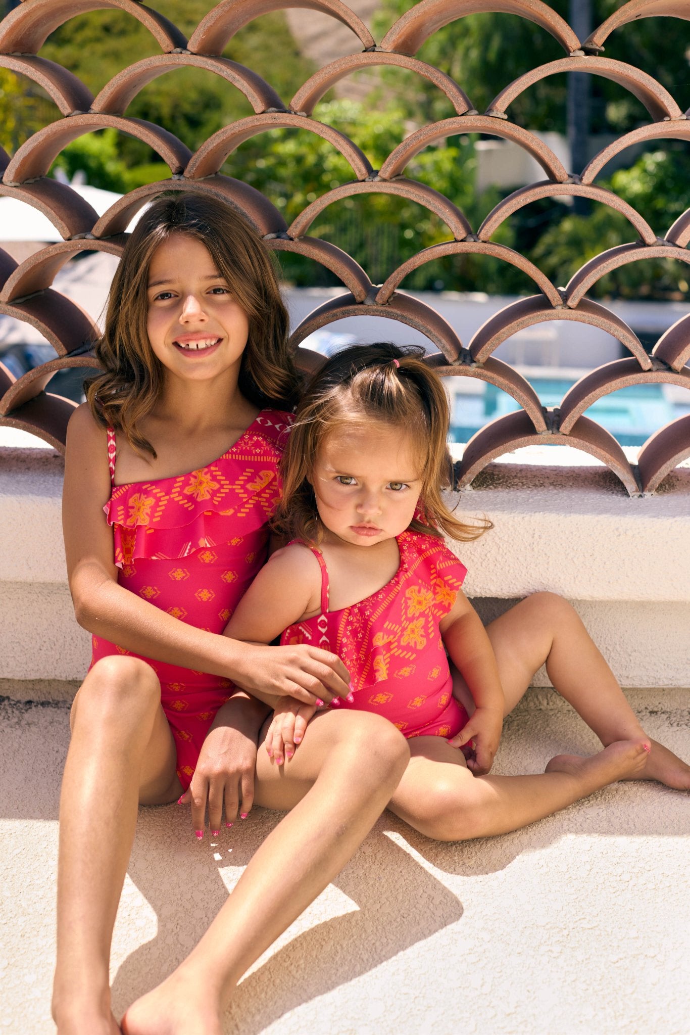 Little Katie One - Piece Swimsuit in Tribal Gone West - Blissfully Lavender BoutiqueHermoza