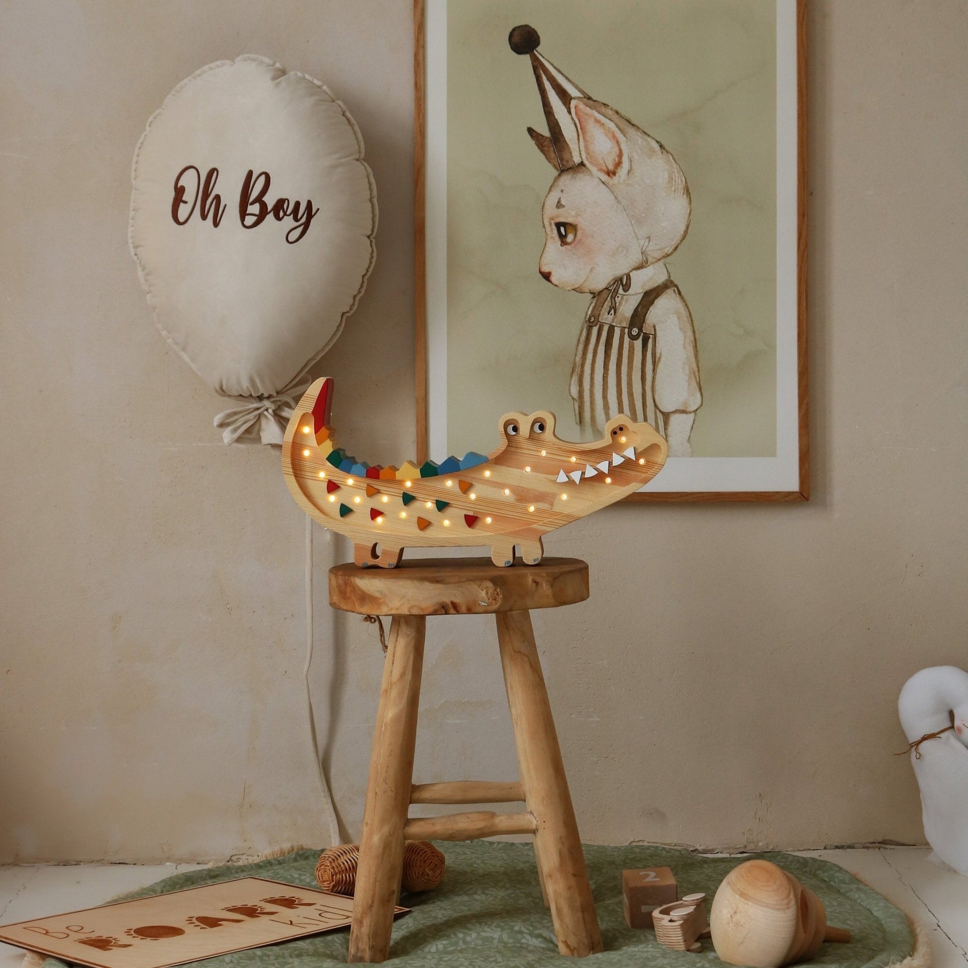 Little Lights Crocodile Lamp - Blissfully Lavender BoutiqueLittle Lights US