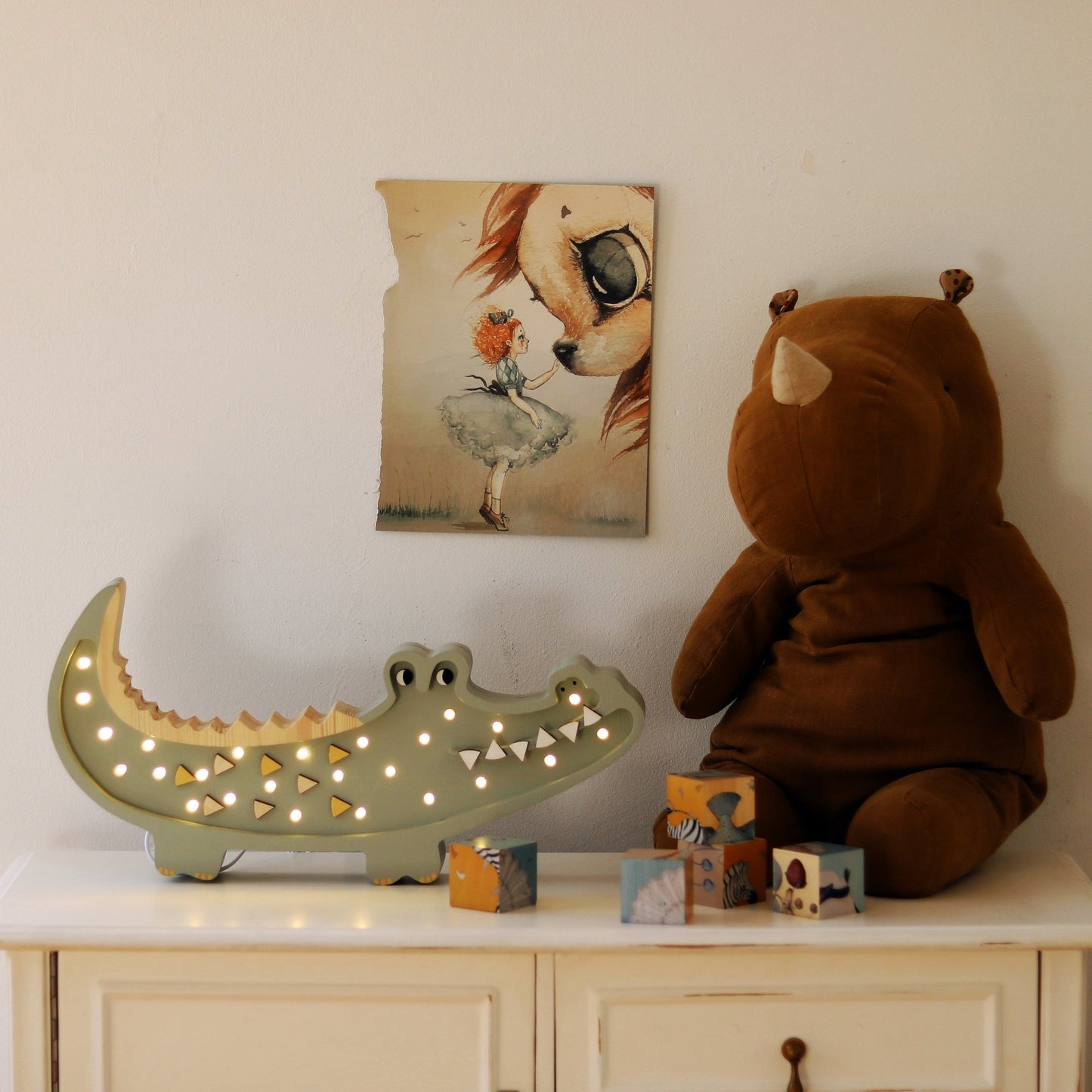 Little Lights Crocodile Lamp - Blissfully Lavender BoutiqueLittle Lights US