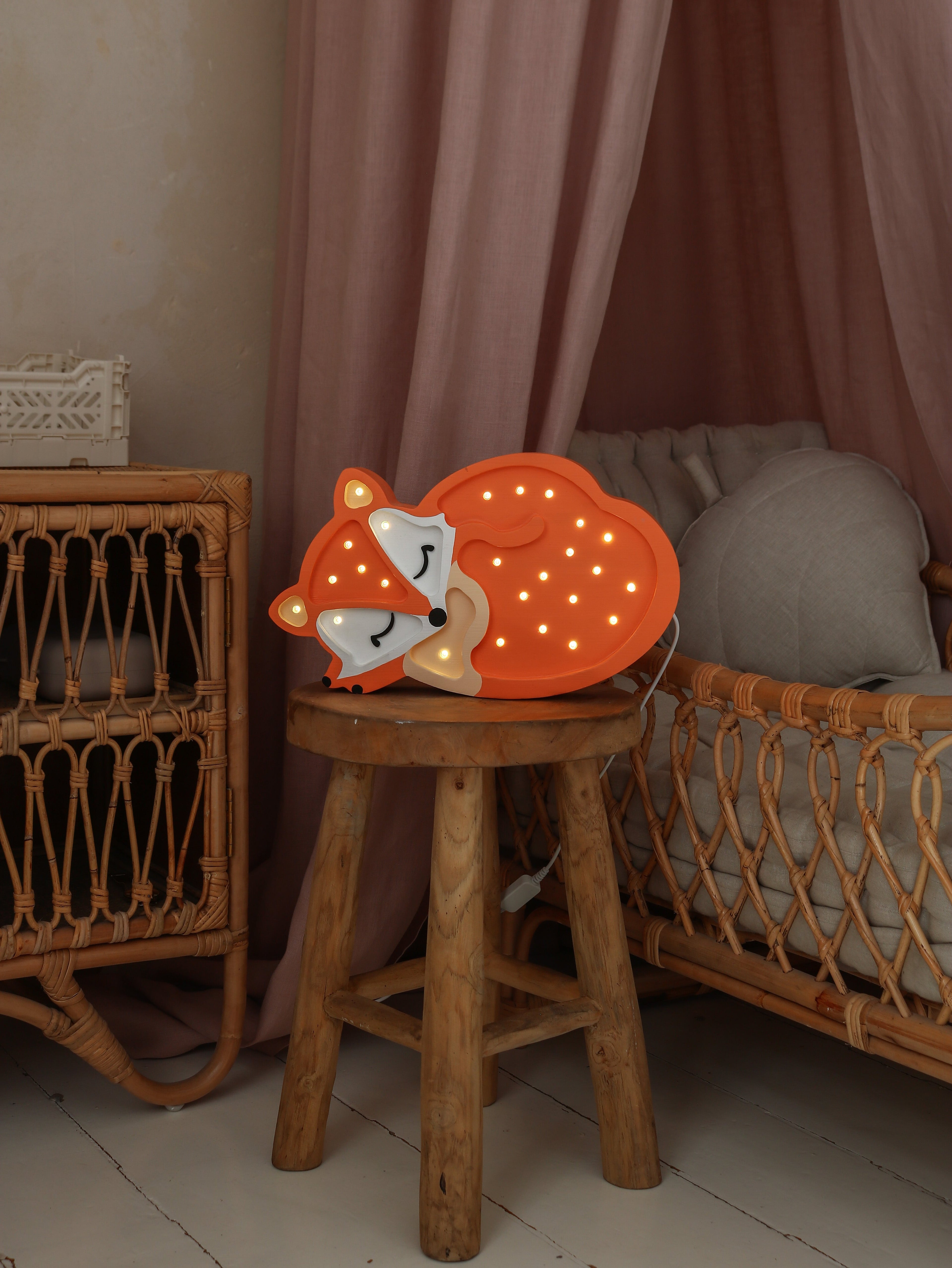 Little Lights Baby Fox Lamp