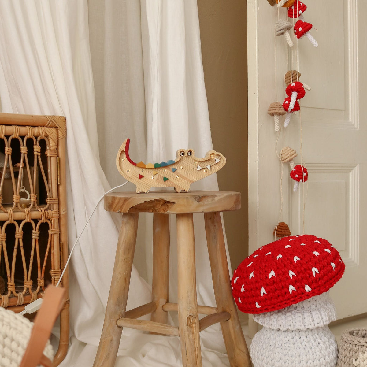 Little Lights Mini Crocodile Lamp