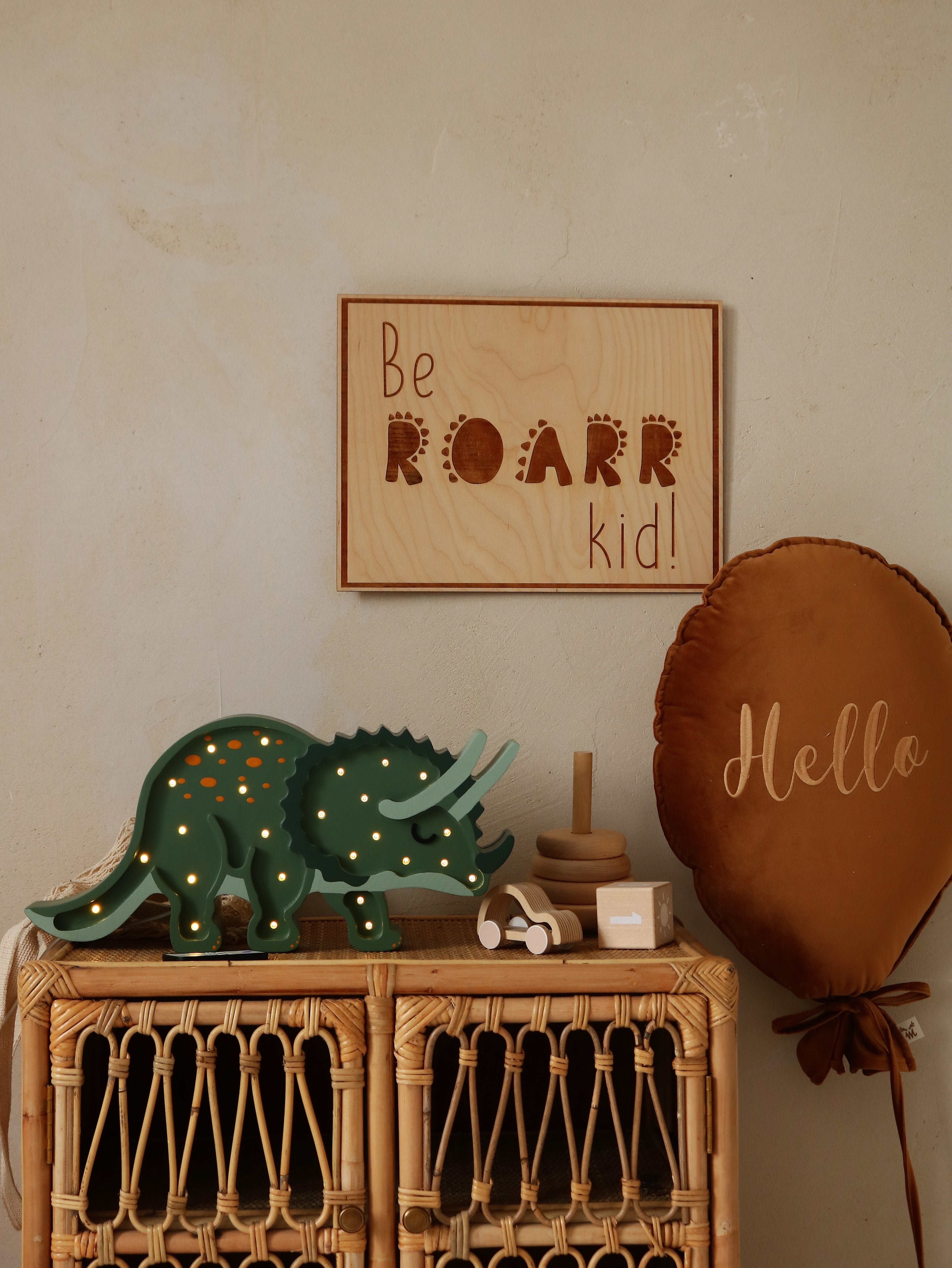 Little Lights Triceratops Dinosaur Lamp