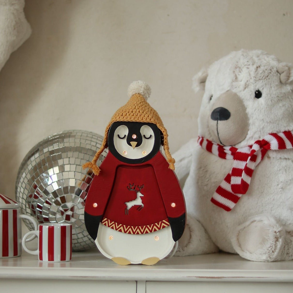 Little Lights Mini Holiday Penguin Lamp ~ Limited Edition - Blissfully Lavender BoutiqueLittle Lights US
