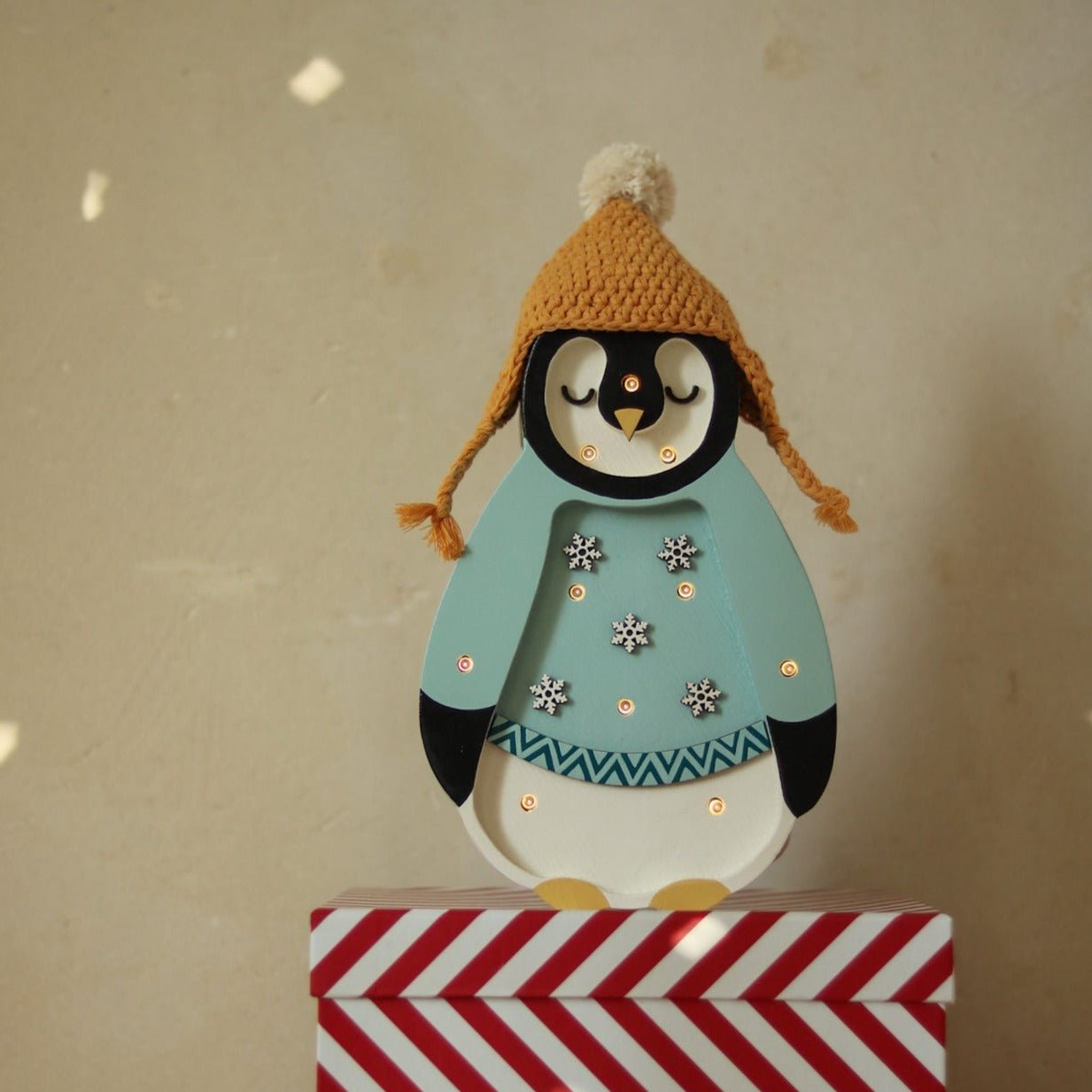Little Lights Mini Holiday Penguin Lamp ~ Limited Edition - Blissfully Lavender BoutiqueLittle Lights US