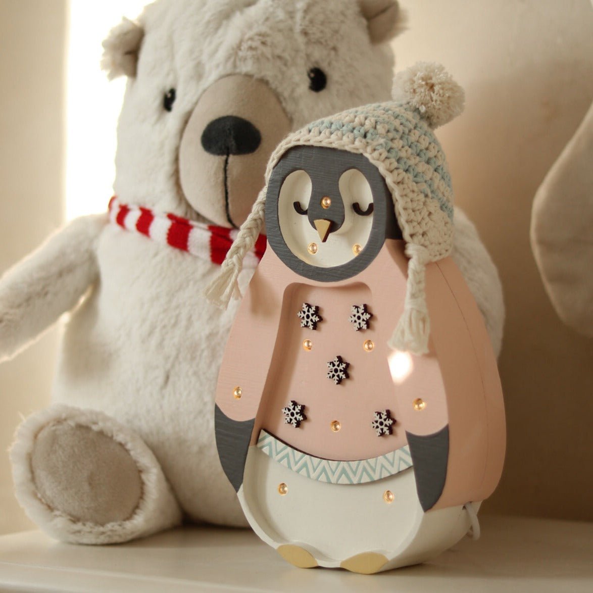 Little Lights Mini Holiday Penguin Lamp ~ Limited Edition - Blissfully Lavender BoutiqueLittle Lights US