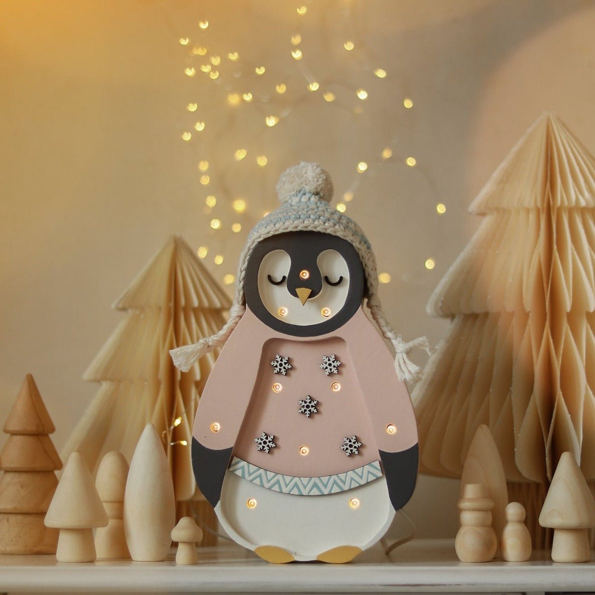 Little Lights Mini Holiday Penguin Lamp ~ Limited Edition - Blissfully Lavender BoutiqueLittle Lights US