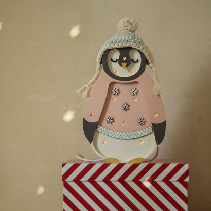 Little Lights Mini Holiday Penguin Lamp ~ Limited Edition - Blissfully Lavender BoutiqueLittle Lights US