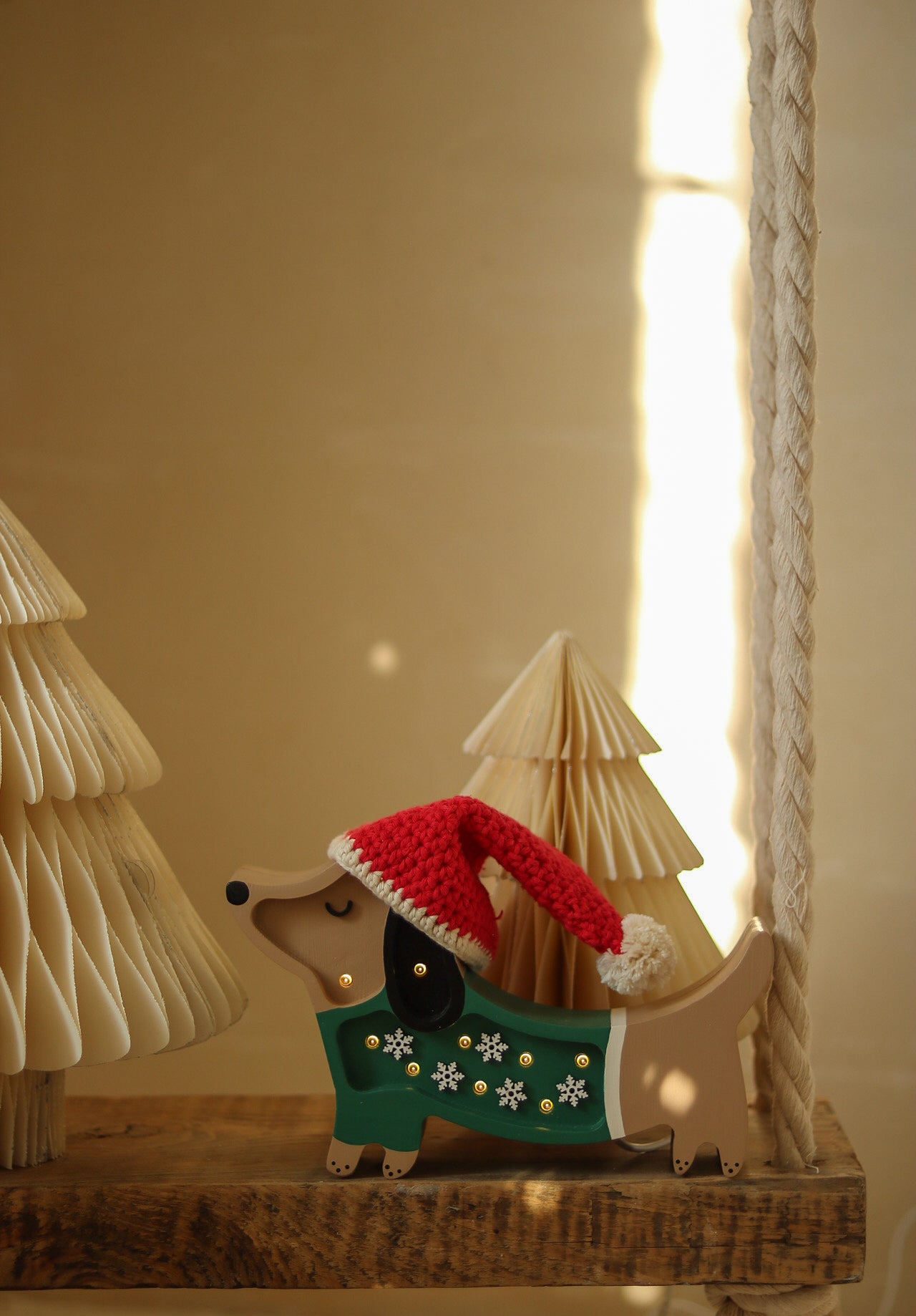 Little Lights Mini Holiday Puppy Lamp (Limited Edition)