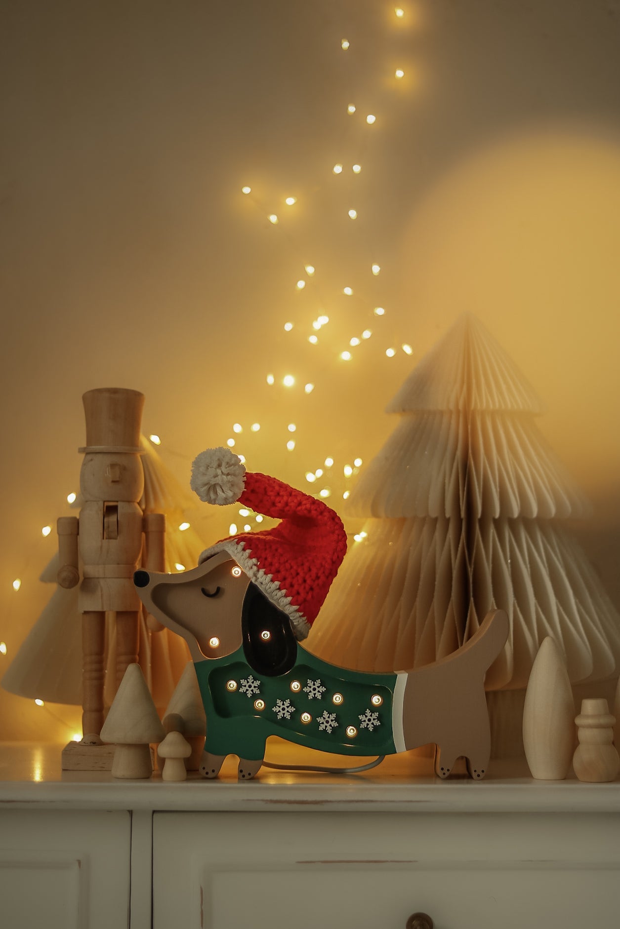 Little Lights Mini Holiday Puppy Lamp (Limited Edition)