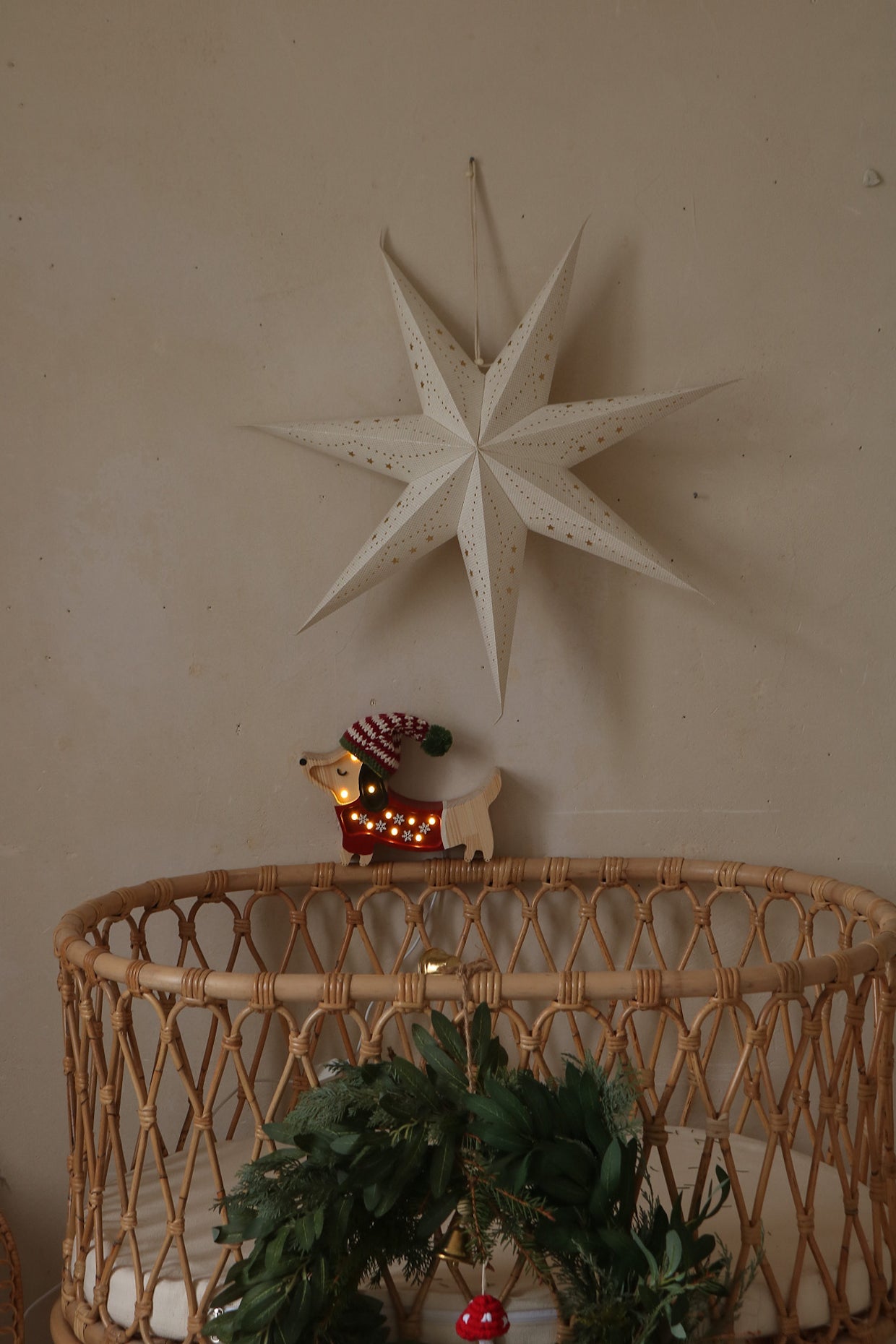 Little Lights Mini Holiday Puppy Lamp ~ Limited Edition