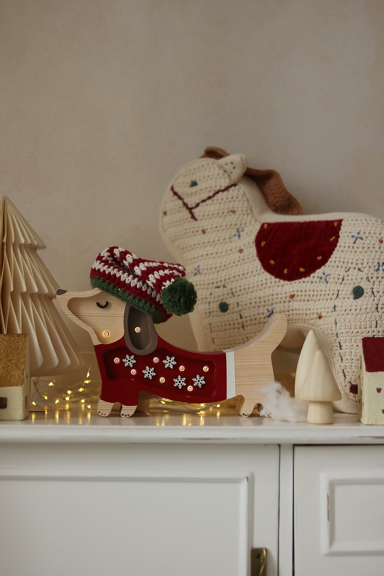 Little Lights Mini Holiday Puppy Lamp (Limited Edition)