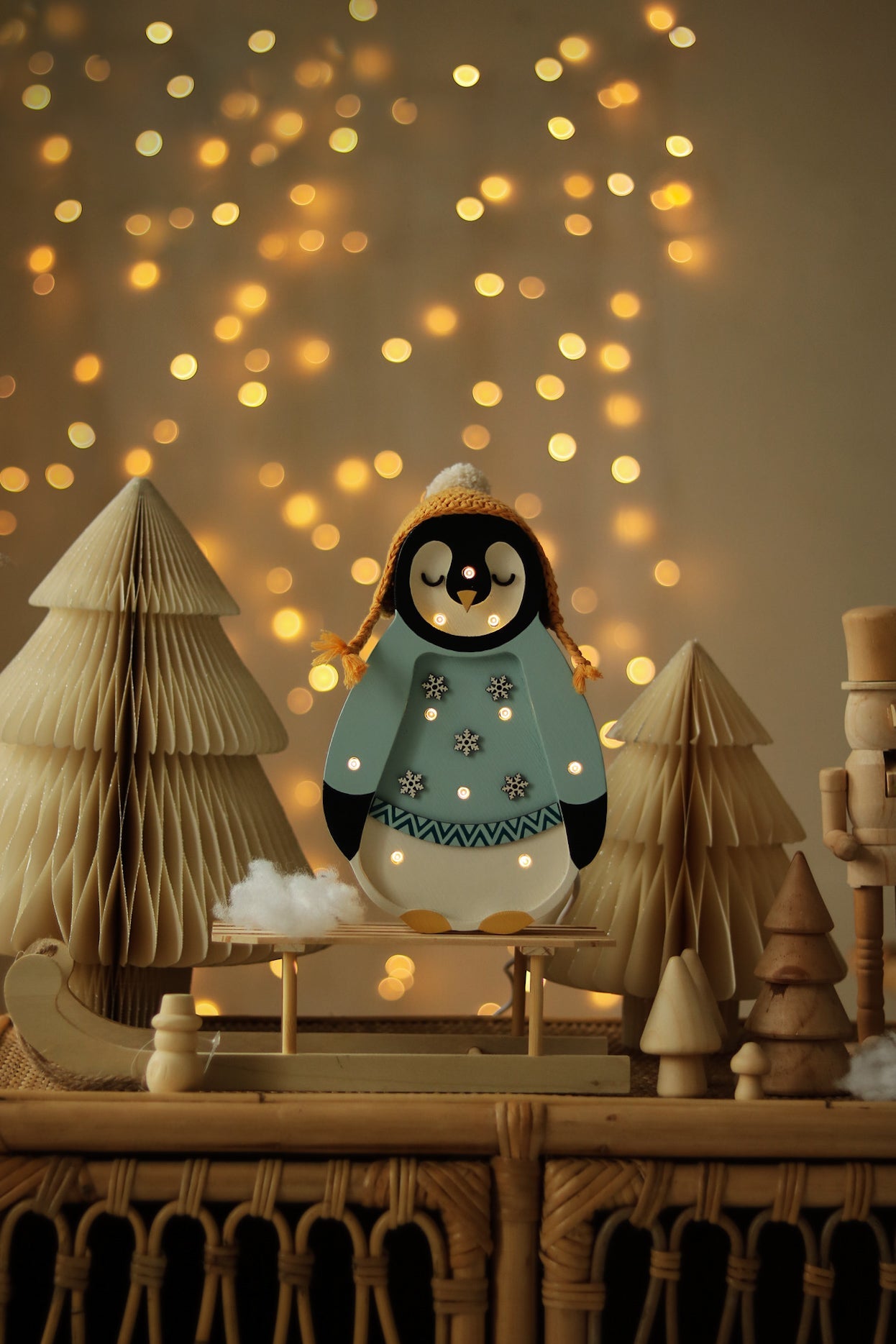 Little Lights Mini Holiday Penguin Lamp ~ Limited Edition