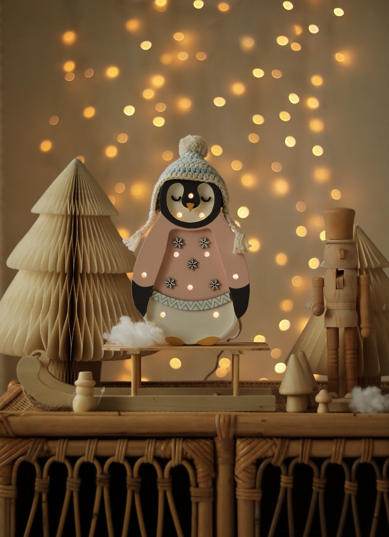 Little Lights Mini Holiday Penguin Lamp ~ Limited Edition