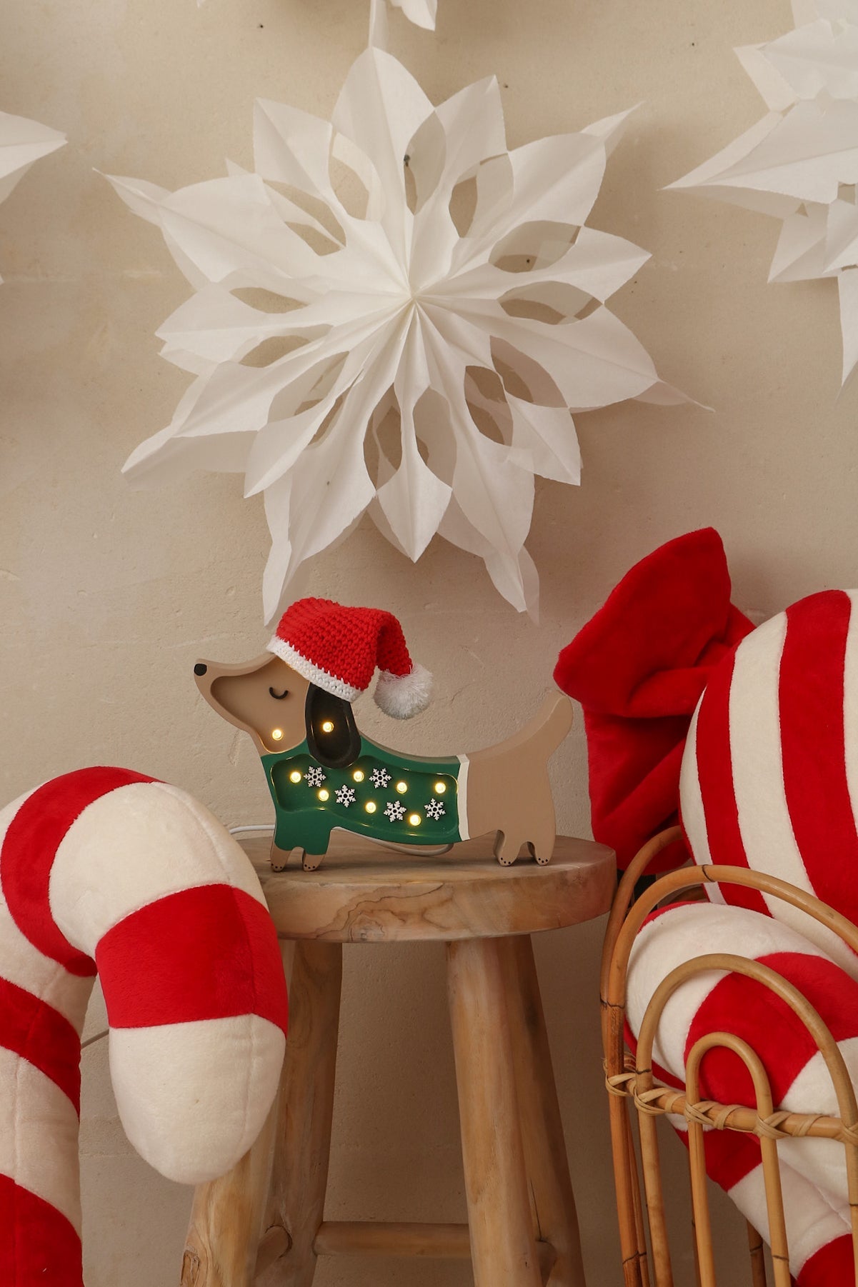 Little Lights Mini Holiday Puppy Lamp (Limited Edition)