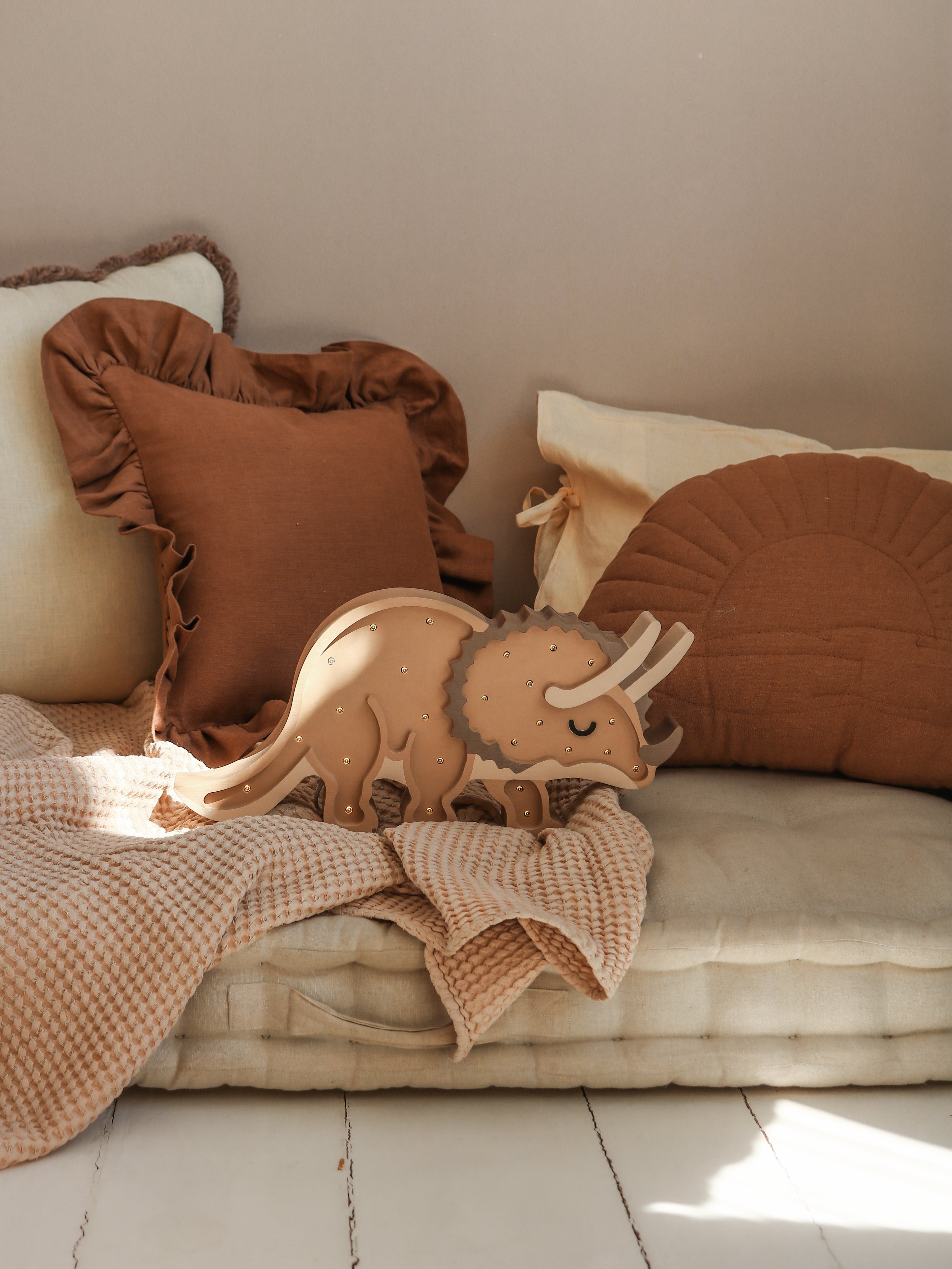 Little Lights Triceratops Dinosaur Lamp