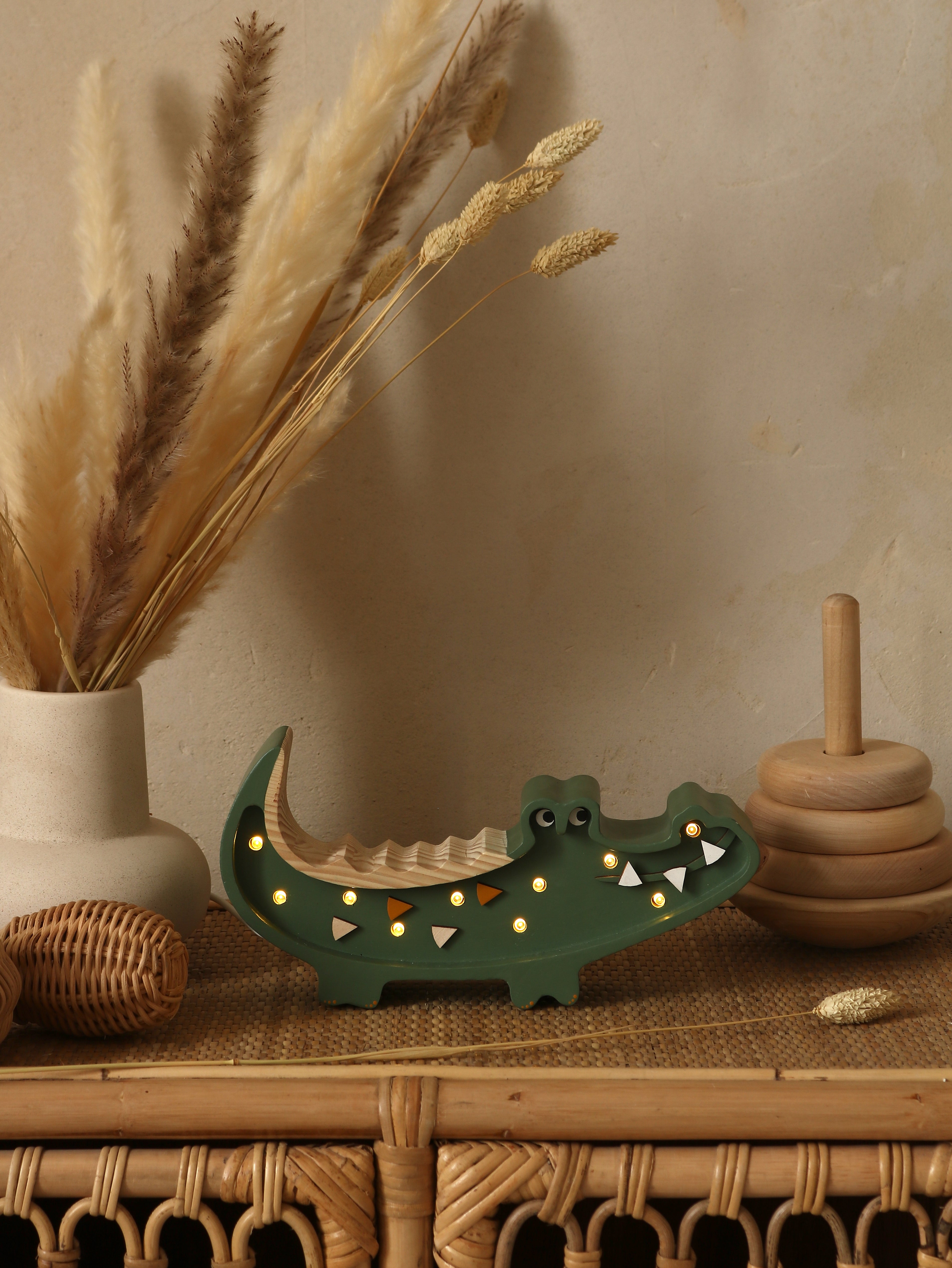 Little Lights Mini Crocodile Lamp