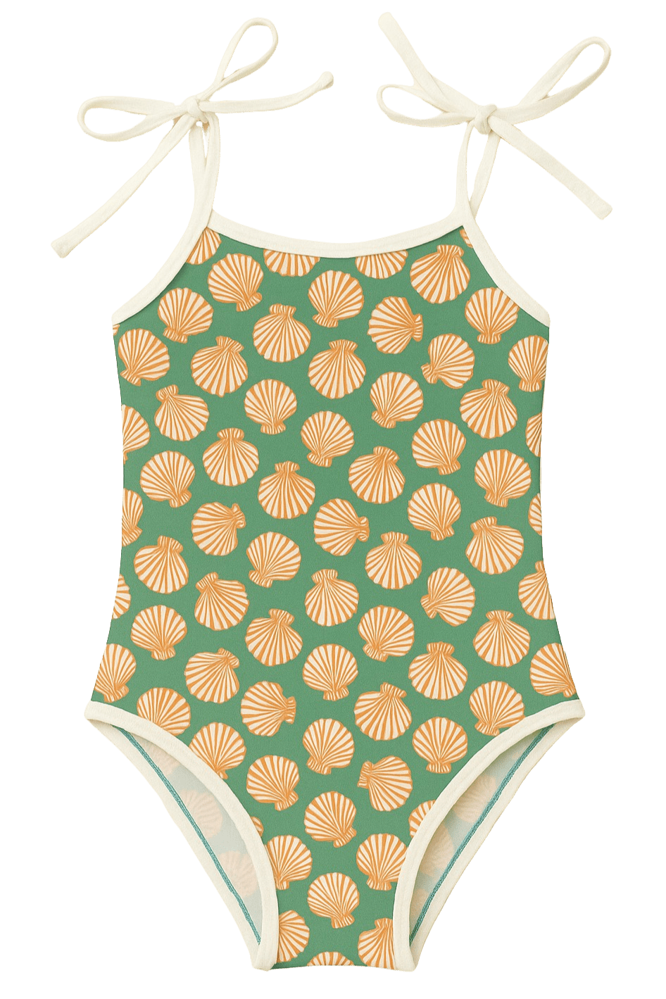 Little Sofia One Piece Swimsuit in Shell Chess - Blissfully Lavender BoutiqueHermoza